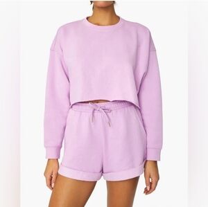 WeWoreWhat Lavender Lounge Shorts